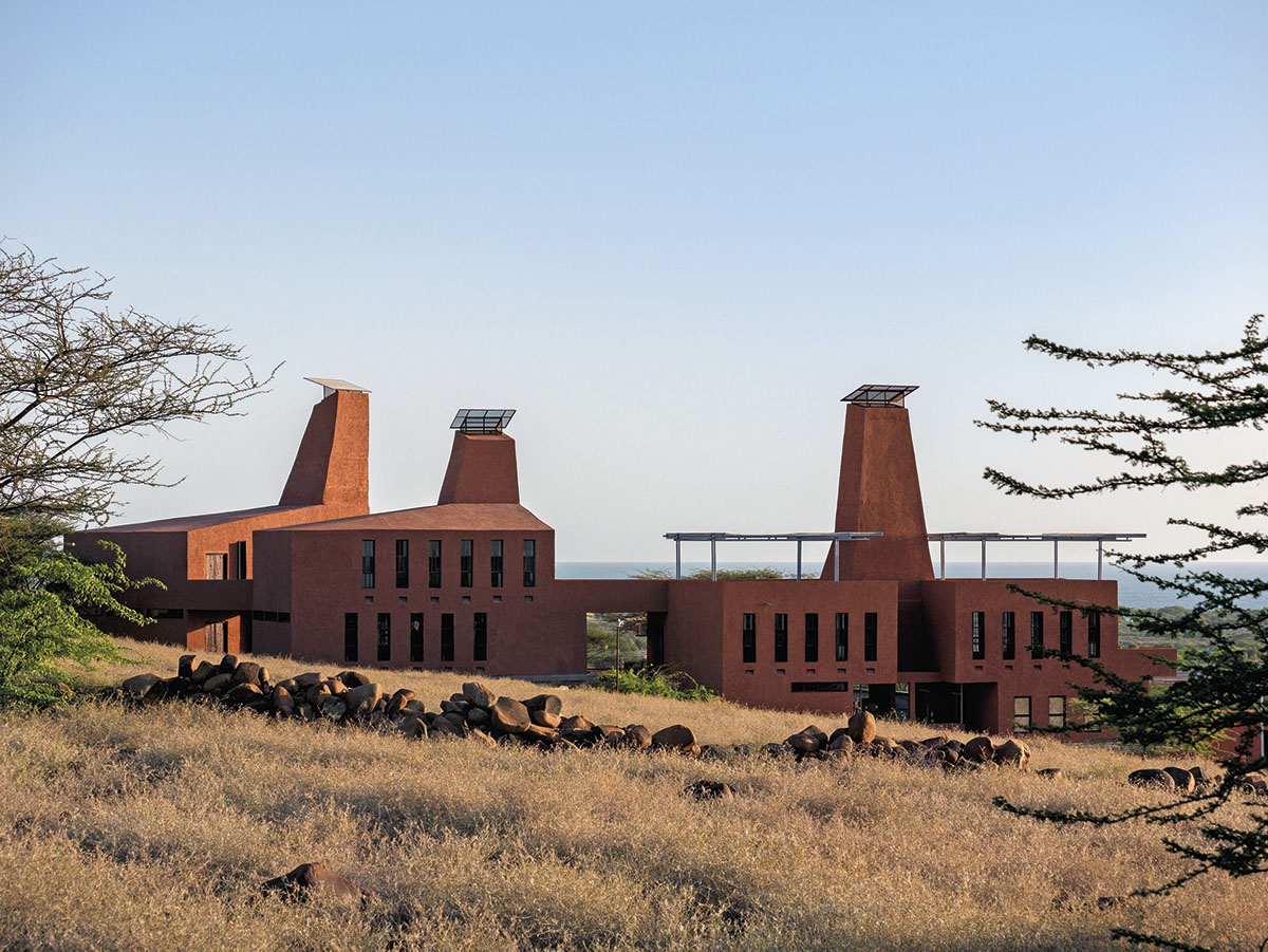Campusul Startup Lions, vedere dinspre Lacul Turkana. Imagine de Kinan Deeb pentru Kéré Architecture