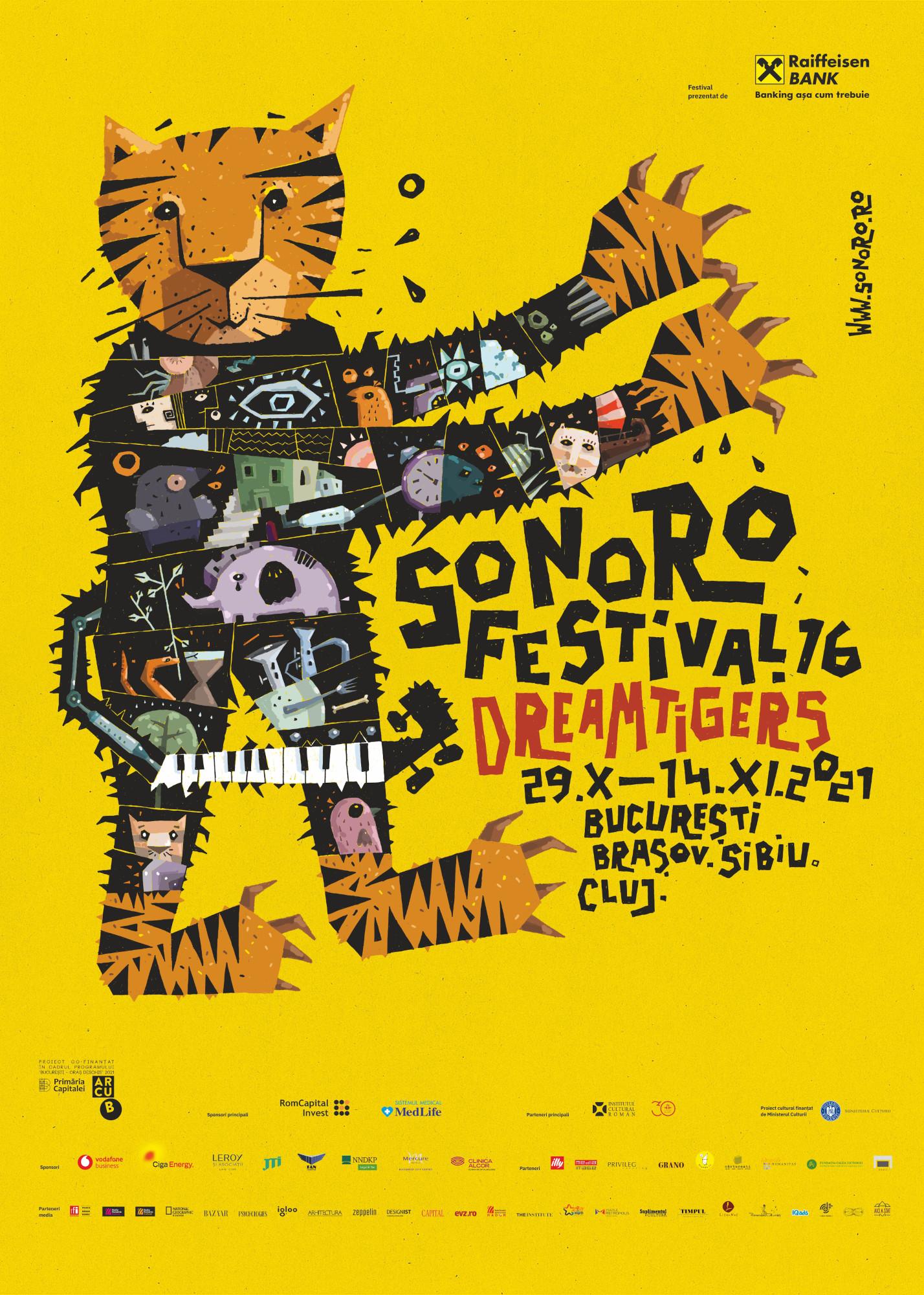 Afiș Festivalul SoNoRo 2021_București