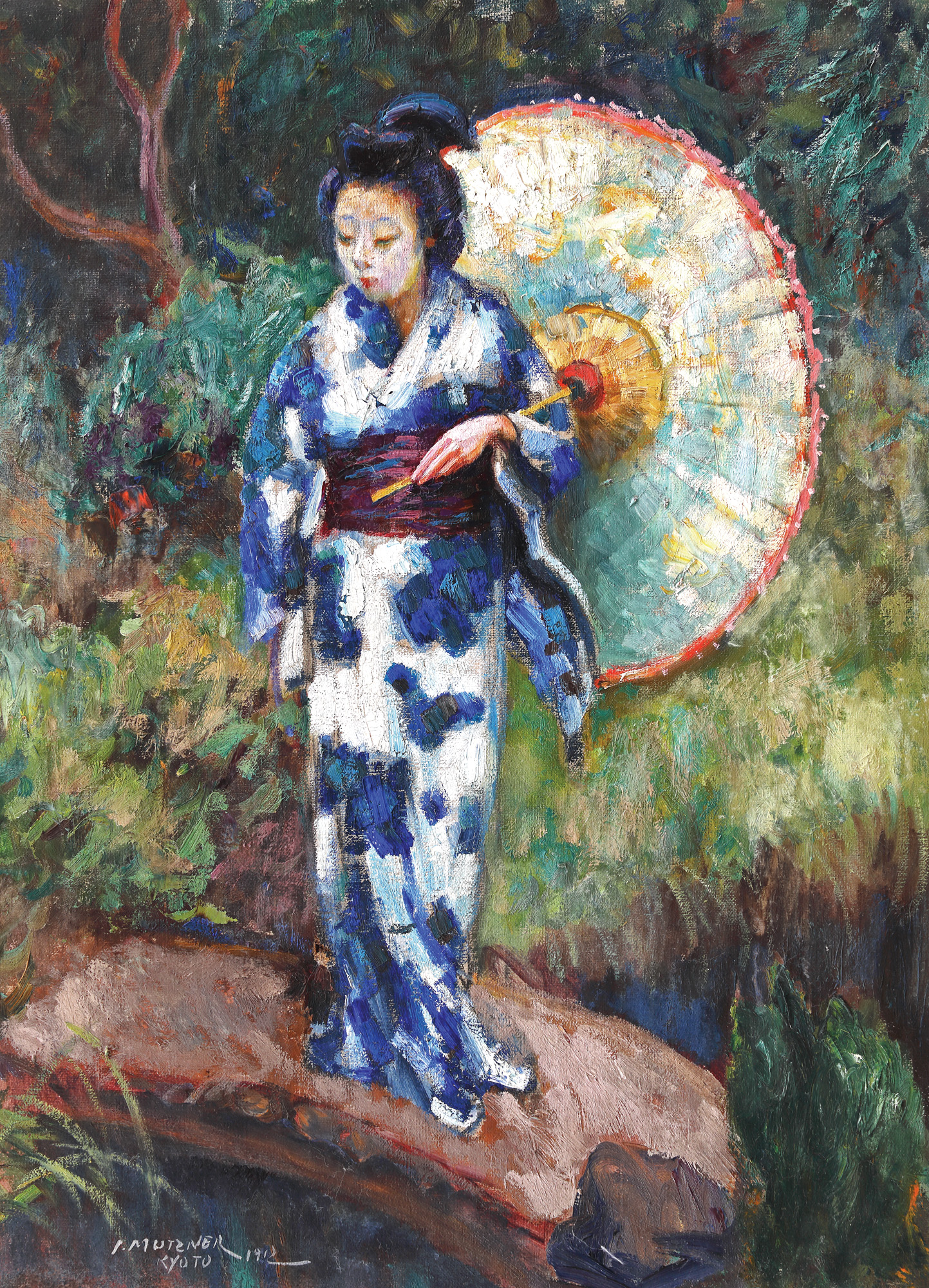 Kimonoul albastru, Samuel Mützner