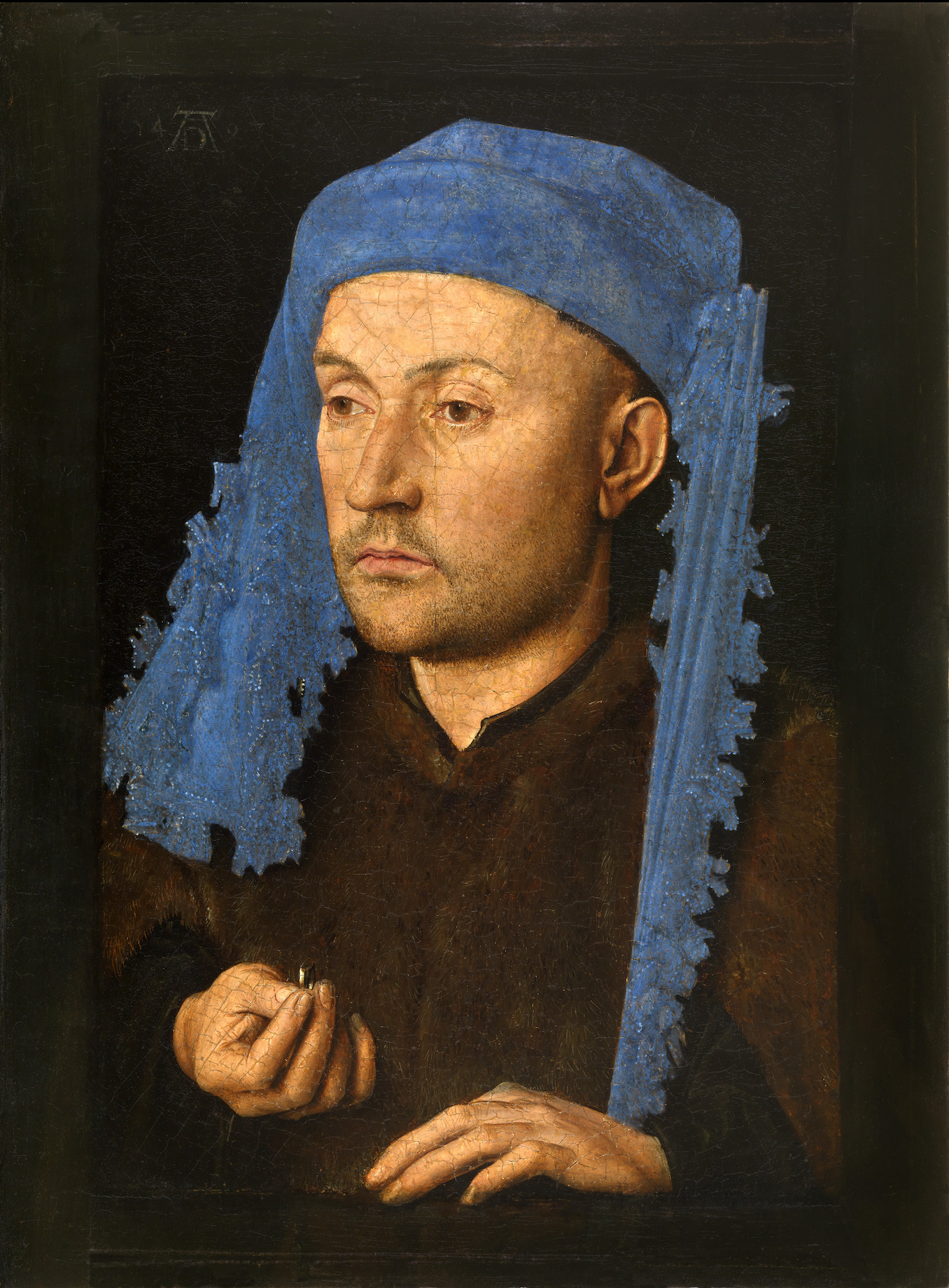 Omul cu tichie albastră, Jan van Eyck (1)
