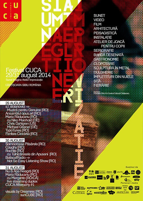 Festivalul CUCA, între 29-31 august @Cârțișoara