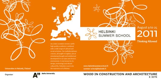 Şcoală de vară pe tema lemnului la Helsinki