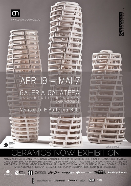 Ceramics Now Exhibition - Expoziţie internaţională de ceramică / Galeria Galateea, Bucureşti