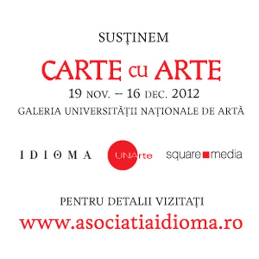 CARTE cu ARTE - eveniment dedicat exclusiv cărţii de artă