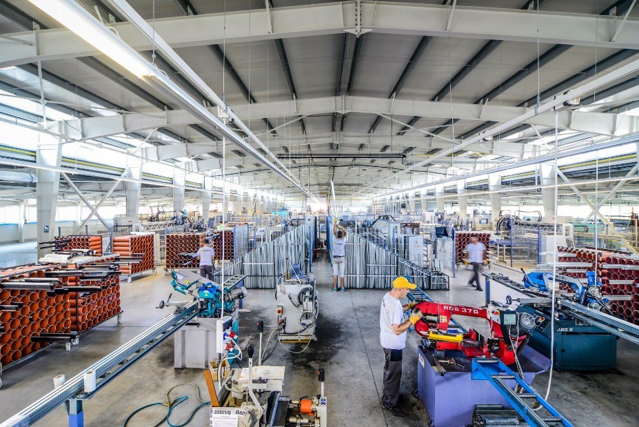 Cel mai modern centru de producție  de tâmplărie PVC din România