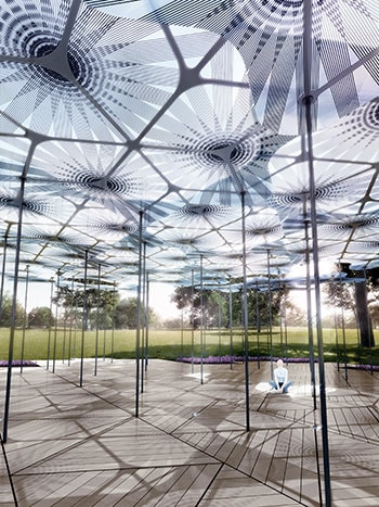 MPavilon 2015 din Melbourne va lua forma unui baldachin-pădure