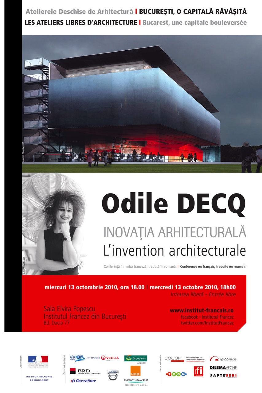 Atelier « L’invention architecturale à Bucarest » avec Odile Decq