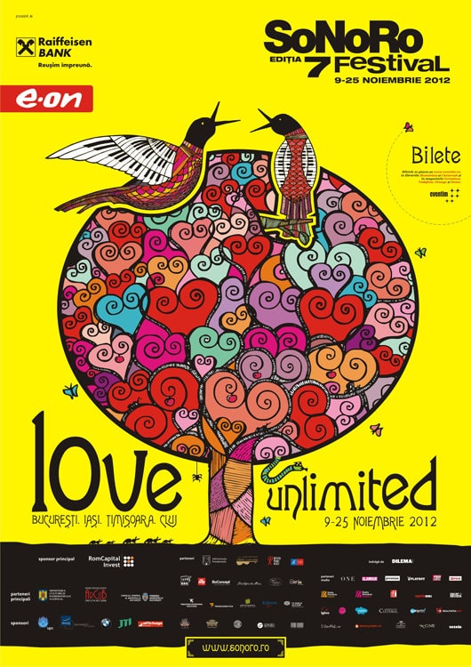 SoNoRo „Love Unlimited” 2012 - Un voiaj intim în lumea muzicii de cameră