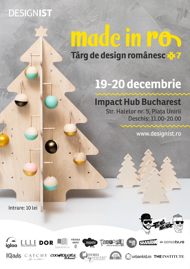 Colecțiile noi ale designerilor români îți completează  povestea de Crăciun la ediția a 7-a Made in RO